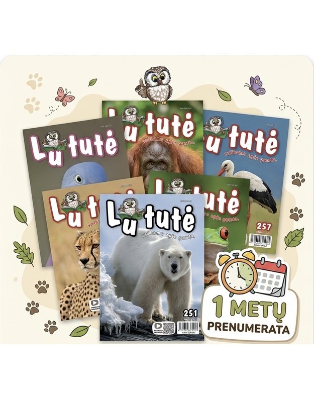 Žurnalo „Lututė“ metinė prenumerata 2027 m. (1-12 mėn.)