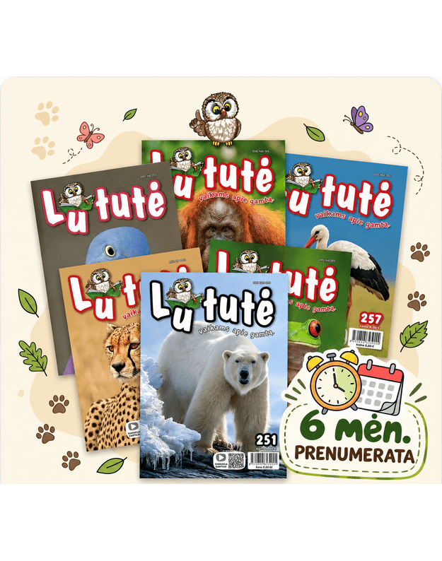 Žurnalo „Lututė“ prenumerata 2027 m. (1-6 mėn.)