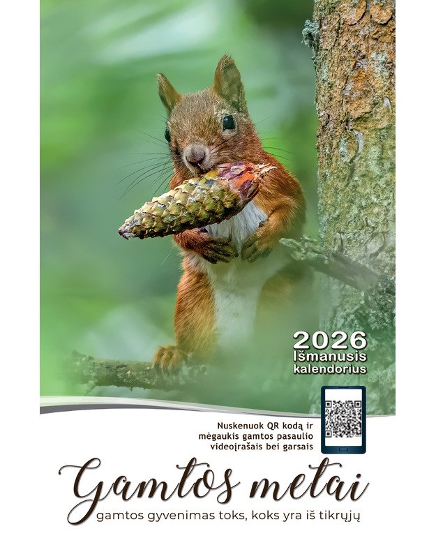 Išmanusis kalendorius „GAMTOS METAI.  2026“