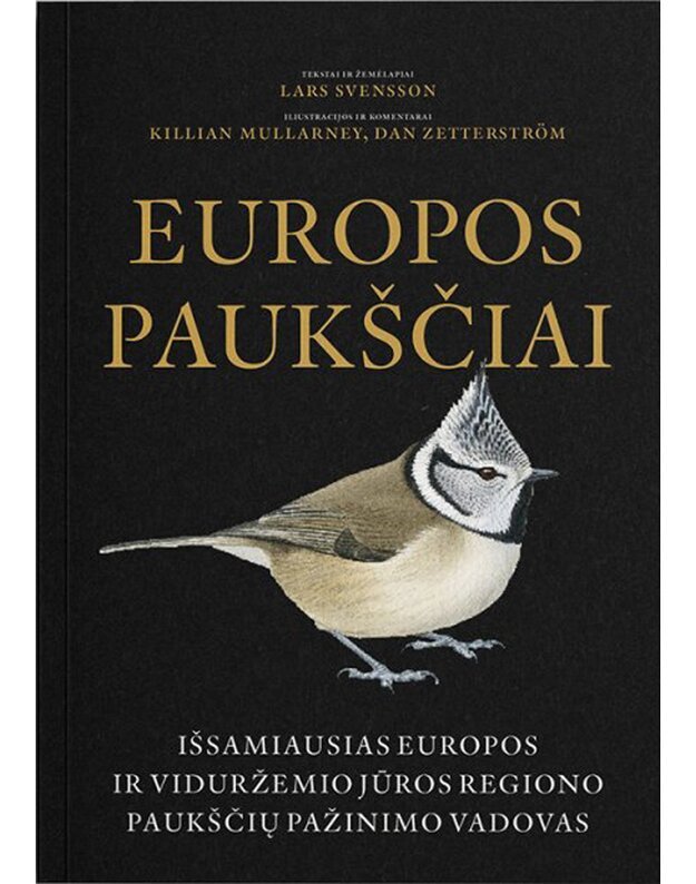 Knyga „Europos paukščių pažinimo vadovas“. Collins Bird Guide 
