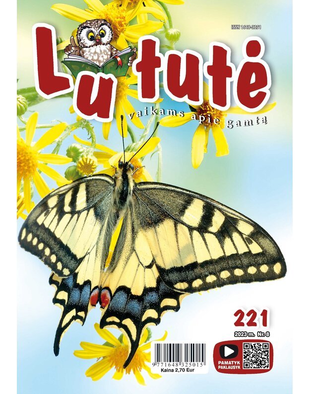 Žurnaliuko „Lututė“ numeris (2023 m. Nr. 08 (221)