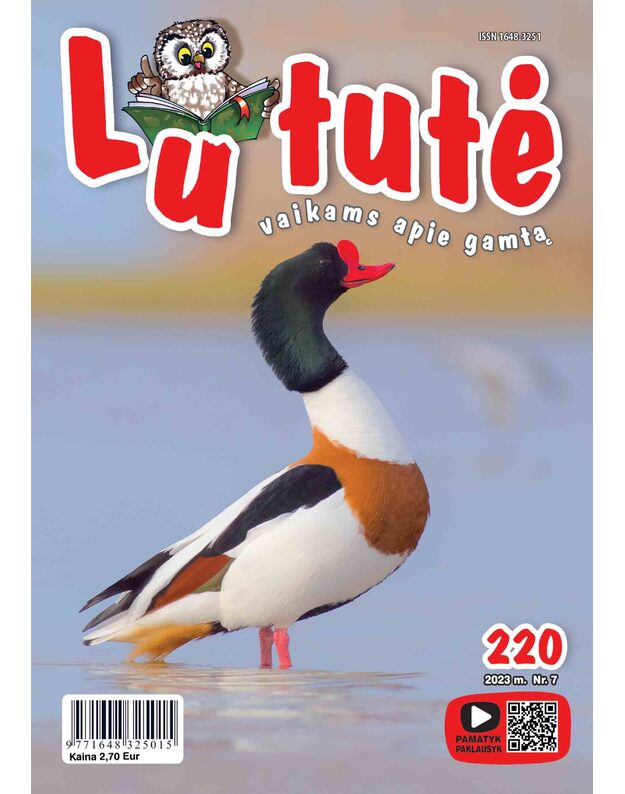Žurnaliuko „Lututė“ numeris (2023 m. Nr. 07 (220)