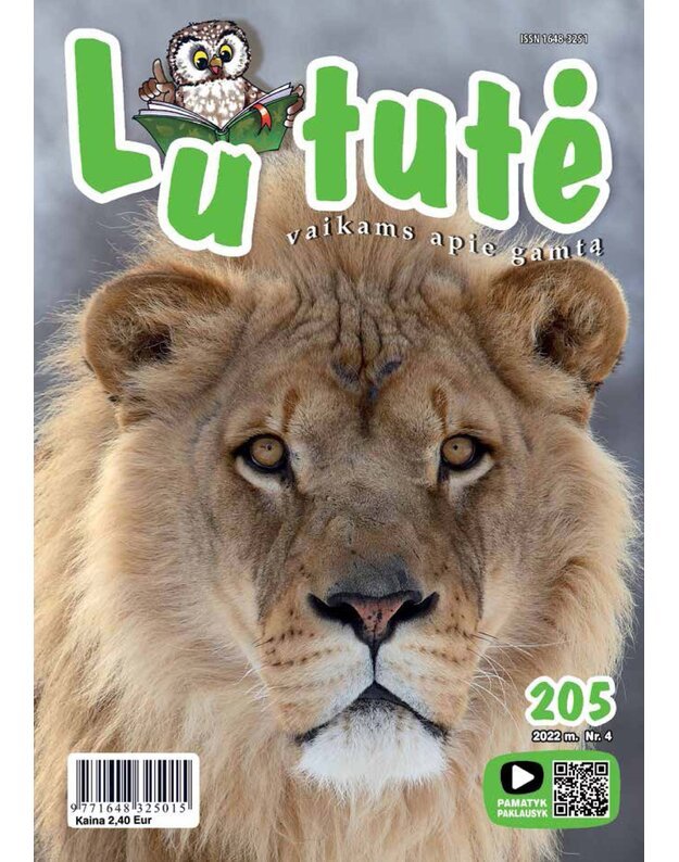 Žurnaliuko „Lututė“ numeris (2022 m. Nr. 4(205)