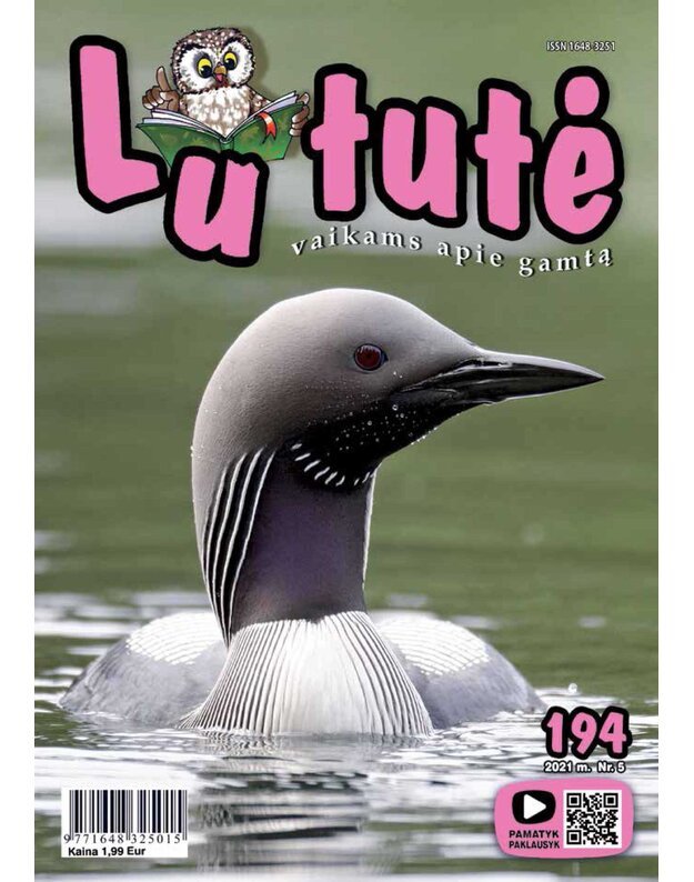 Žurnaliuko „Lututė“ numeris (2021 m. Nr. 5 (194)